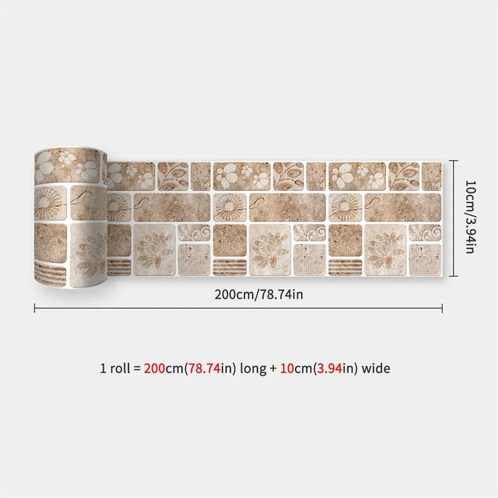 DecoMosaic Wasserdichte Mosaik Wandaufkleber