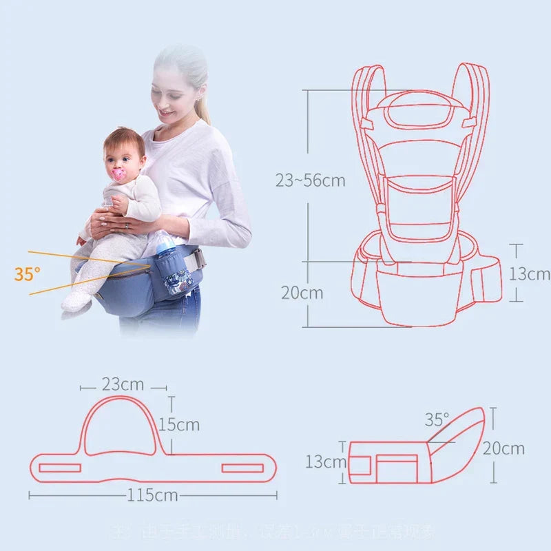 Ergonomische Babytrage – Bequeme Hüfttrage für Eltern und Kinder