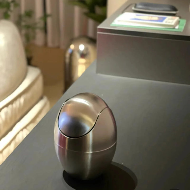 LuxBin Mini Mülleimer aus Edelstahl