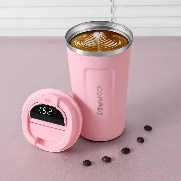 Thermobecher aus Edelstahl mit Smart-Temperaturanzeige – TempMate