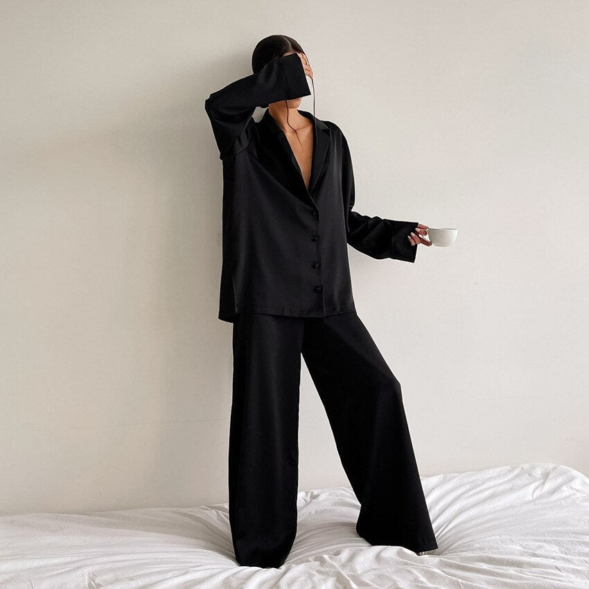 Satin-Pyjama-Set für Damen – Isabella