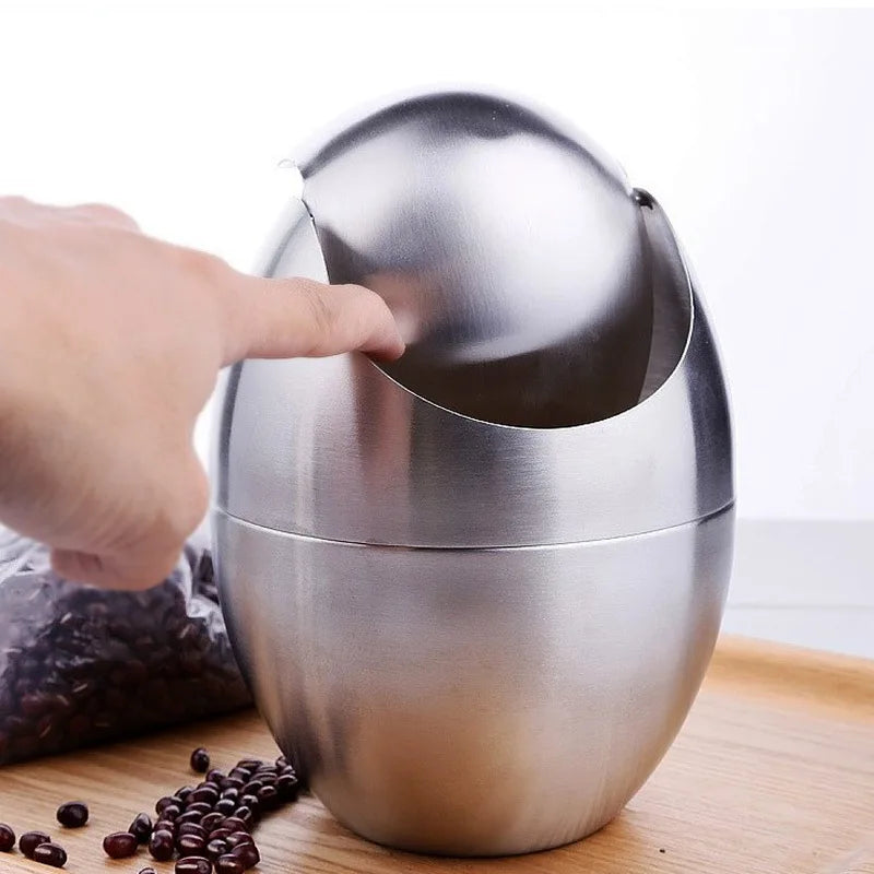 LuxBin Mini Mülleimer aus Edelstahl