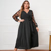 NITA | Schwarzes Kleid Übergrösse