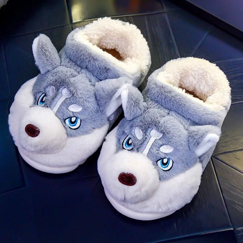 Süsse Husky-Damenpantoffeln – Novi