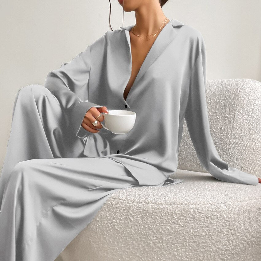 Satin-Pyjama-Set für Damen – Isabella