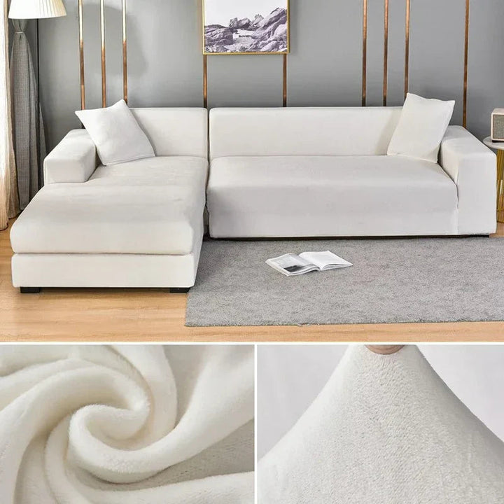 Sofabezug aus Stretch-Samt mit luxuriösem Finish – Sofina