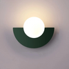 Moderne LED-Wandleuchte im geometrischen Halbkreis-Design