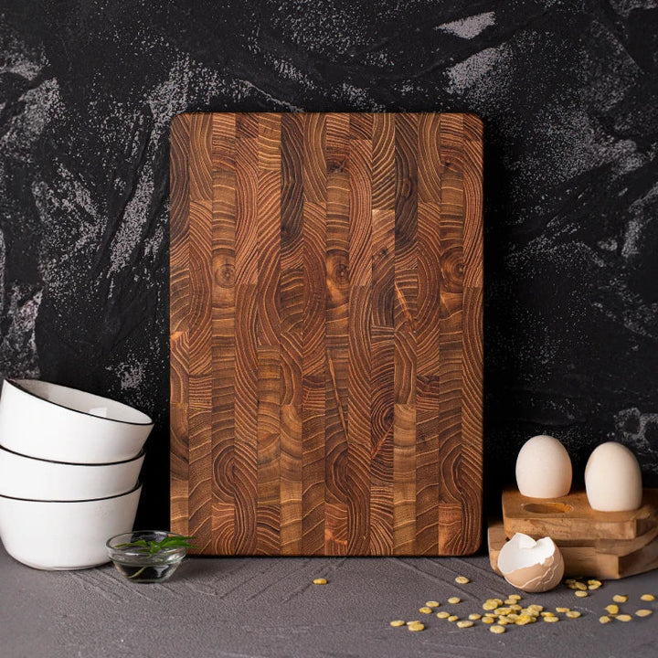Massiver Teakholz-Tranchierbrett de luxe - ChefTeak