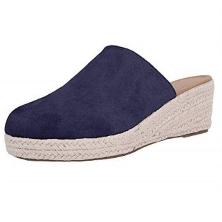 Retro-schicke Keilabsatz-Sandalen - Vera