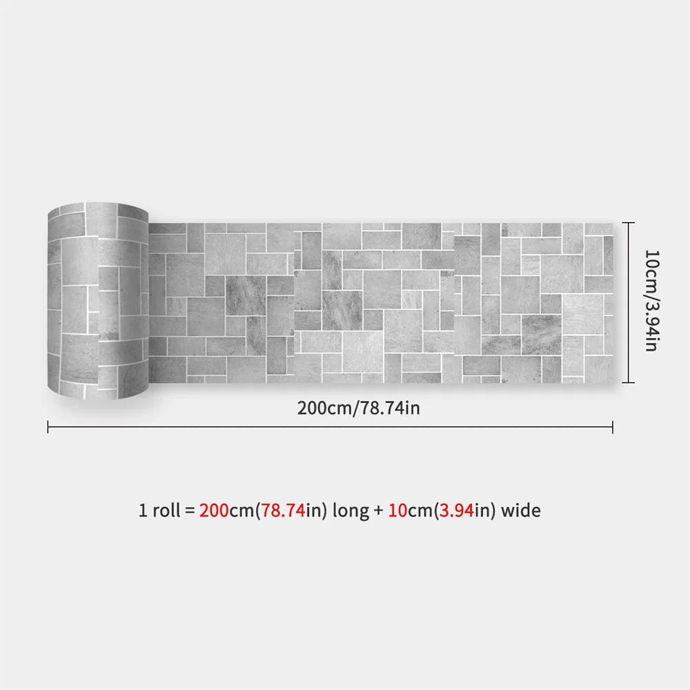 DecoMosaic Wasserdichte Mosaik Wandaufkleber