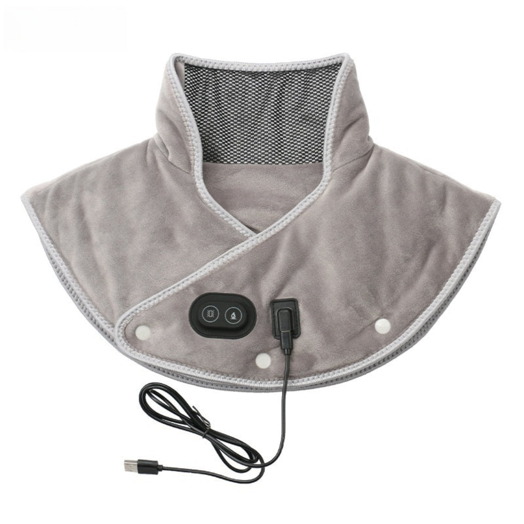Wärmekissen für Nacken und Schultern mit Massage per USB