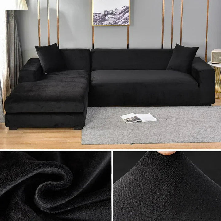 Sofabezug aus Stretch-Samt mit luxuriösem Finish – Sofina