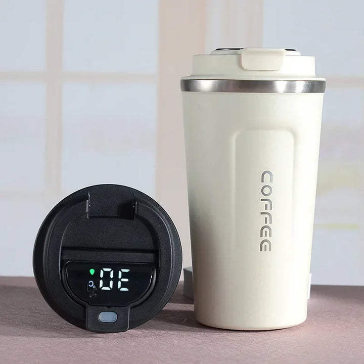 Thermobecher aus Edelstahl mit Smart-Temperaturanzeige – TempMate