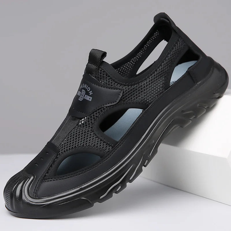 Atmungsaktive und stilvolle Mesh-Sandalen für Herren – Leon