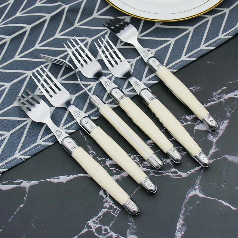 IvoryElegance – Luxuriöses Laguiole-Besteckset mit zeitlosem Stil