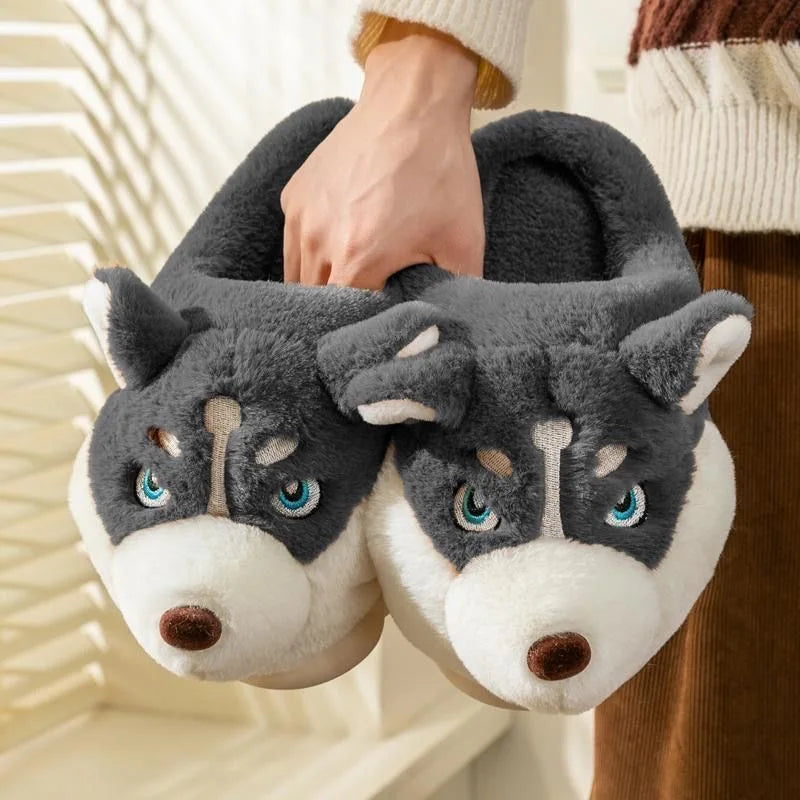 Süsse Husky-Damenpantoffeln – Novi
