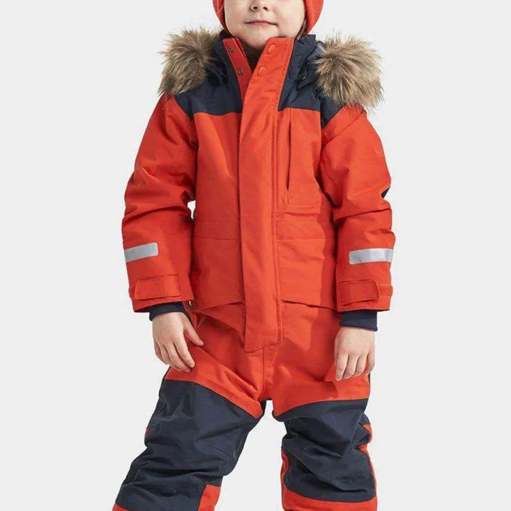 Wasser- und winddichter Kinder-Skioverall für den Winter mit Kapuze – Mika