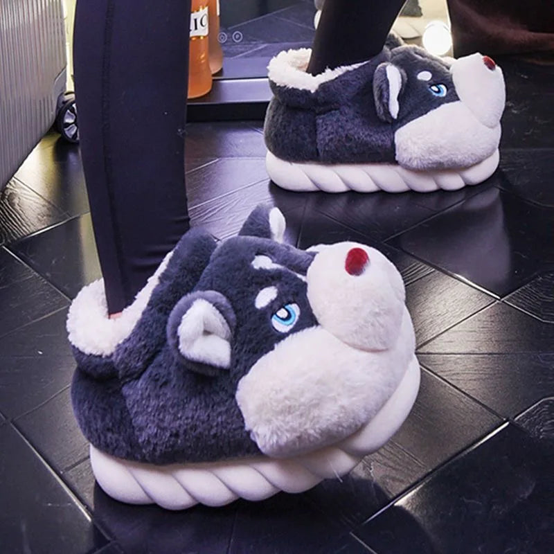 Süsse Husky-Damenpantoffeln – Novi