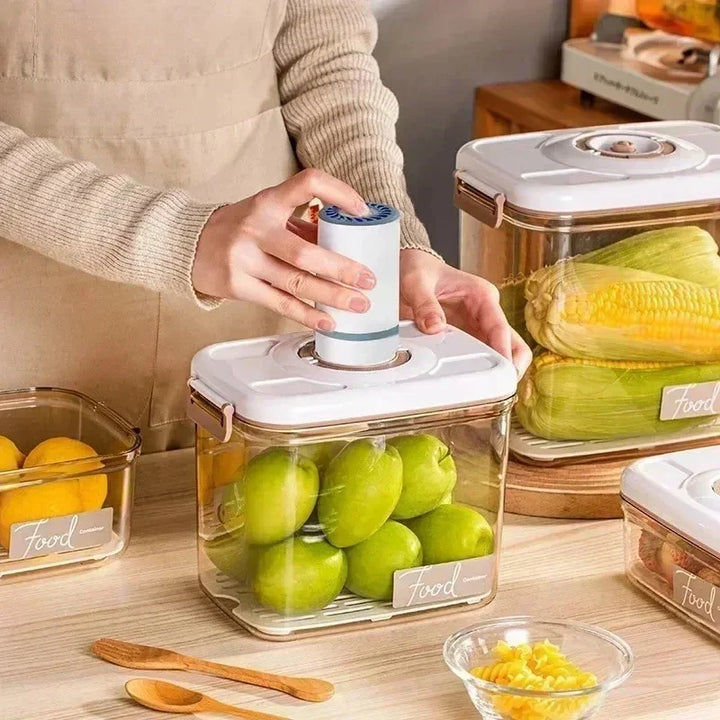 Vakuum-Vorratsdose für Lebensmittel, transparenter Behälter mit Handpumpe – FreshLock