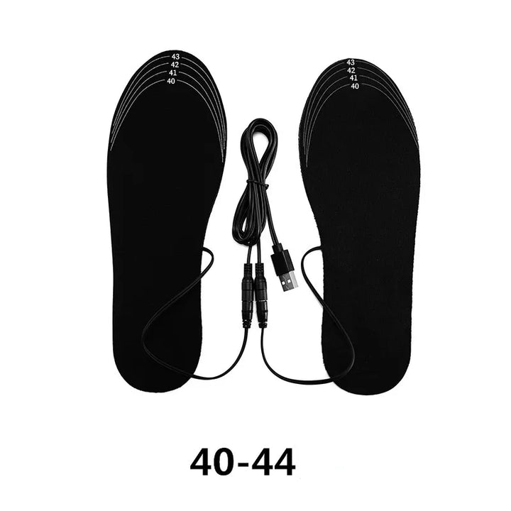 Beheizbare Einlegesohlen aus Carbonfaser mit USB, individuell zuschneidbar