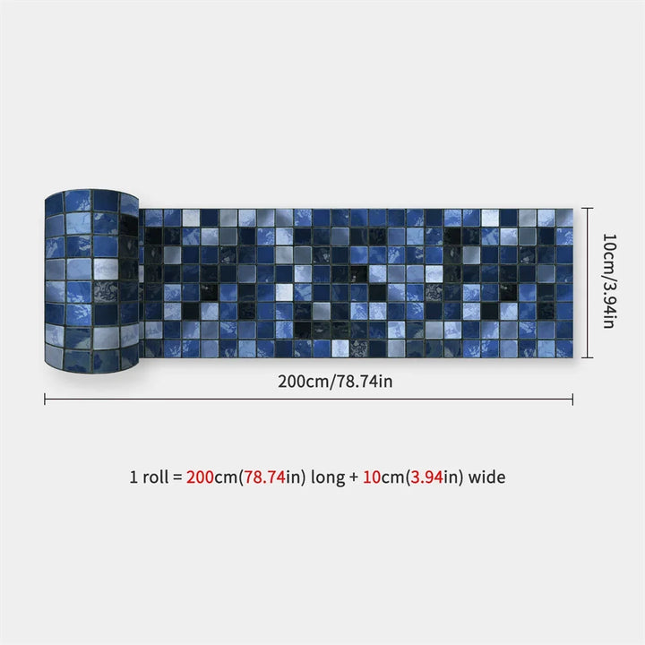 DecoMosaic Wasserdichte Mosaik Wandaufkleber