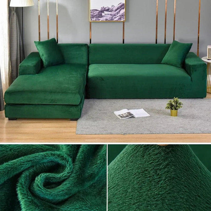 Sofabezug aus Stretch-Samt mit luxuriösem Finish – Sofina