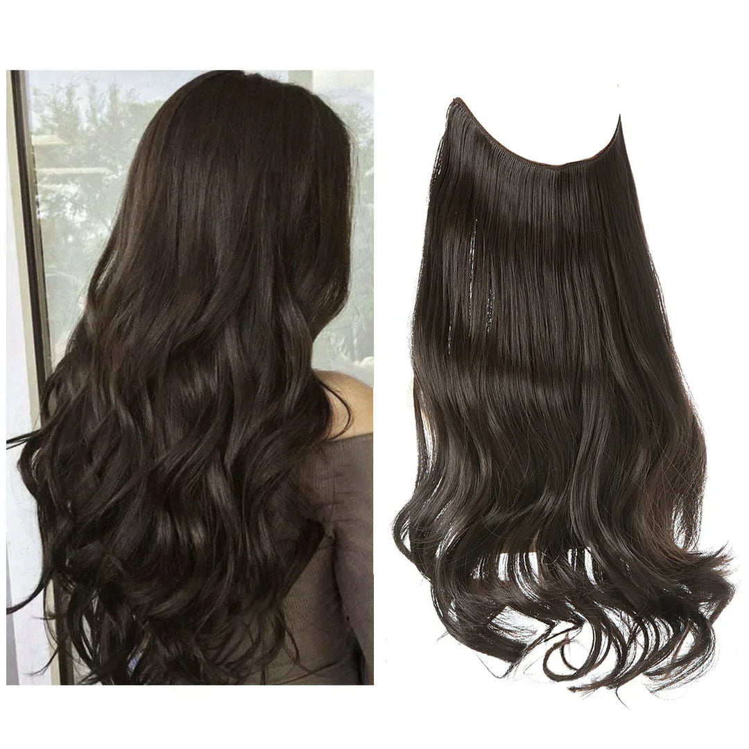 SecretHair | Premium Echthaar-Extensions | 100% REMY-Qualität | Volumen und Länge Ohne Nähte | Natürlicher Glanz | Hitzebeständig und Langlebig