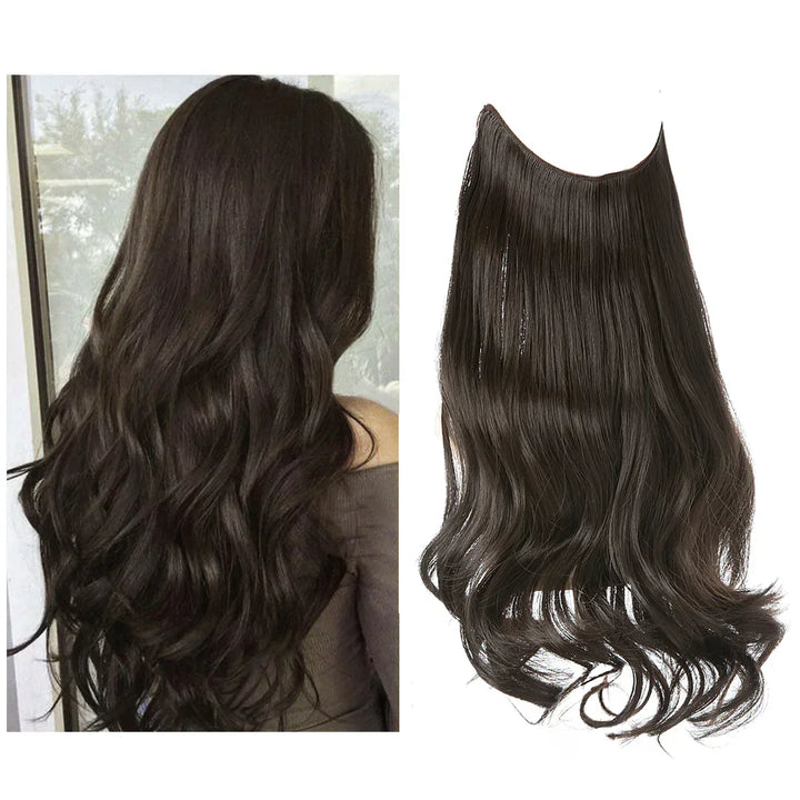 SecretHair | Premium Echthaar-Extensions | 100% REMY-Qualität | Volumen und Länge Ohne Nähte | Natürlicher Glanz | Hitzebeständig und Langlebig