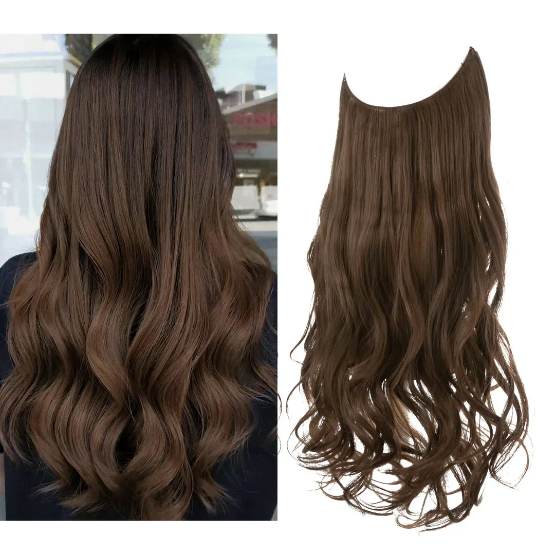 SecretHair | Premium Echthaar-Extensions | 100% REMY-Qualität | Volumen und Länge Ohne Nähte | Natürlicher Glanz | Hitzebeständig und Langlebig