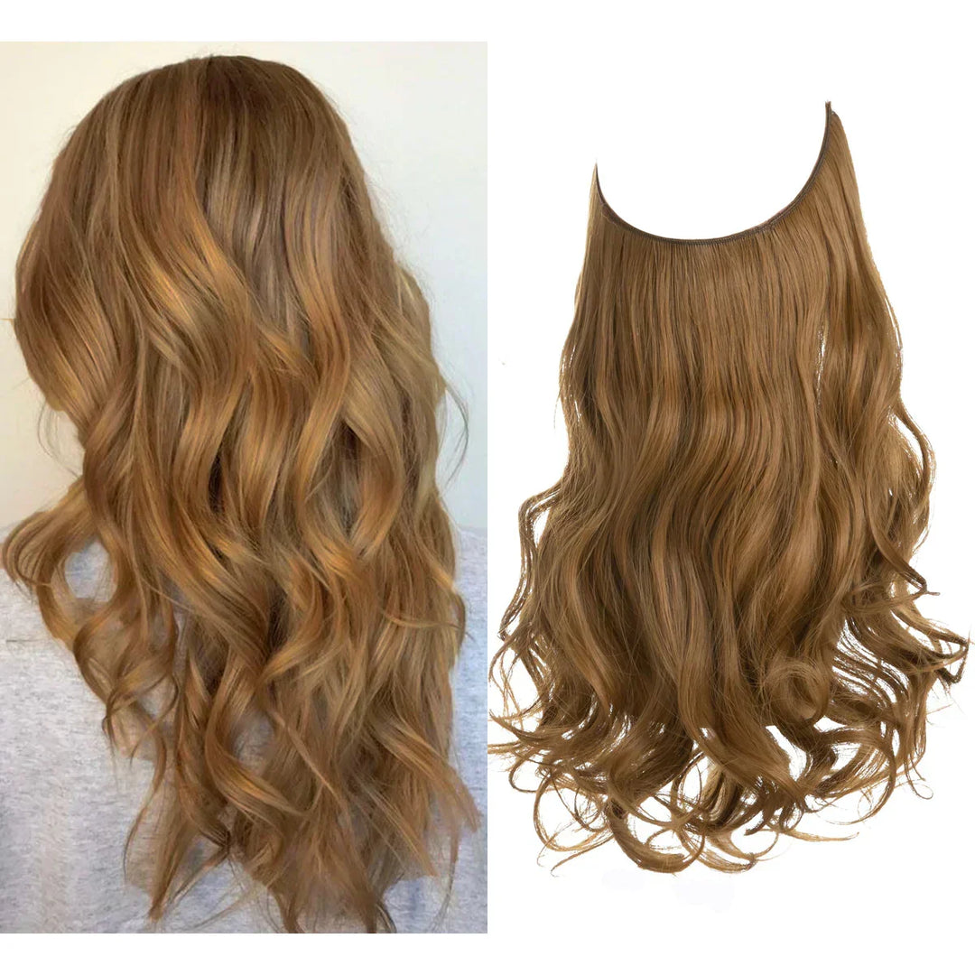 SecretHair | Premium Echthaar-Extensions | 100% REMY-Qualität | Volumen und Länge Ohne Nähte | Natürlicher Glanz | Hitzebeständig und Langlebig