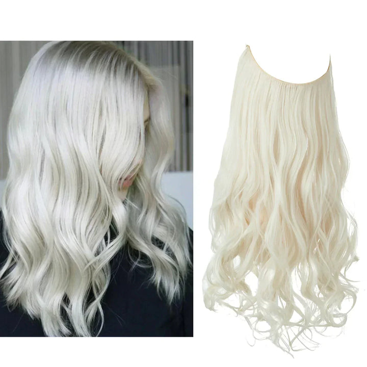 SecretHair | Premium Echthaar-Extensions | 100% REMY-Qualität | Volumen und Länge Ohne Nähte | Natürlicher Glanz | Hitzebeständig und Langlebig