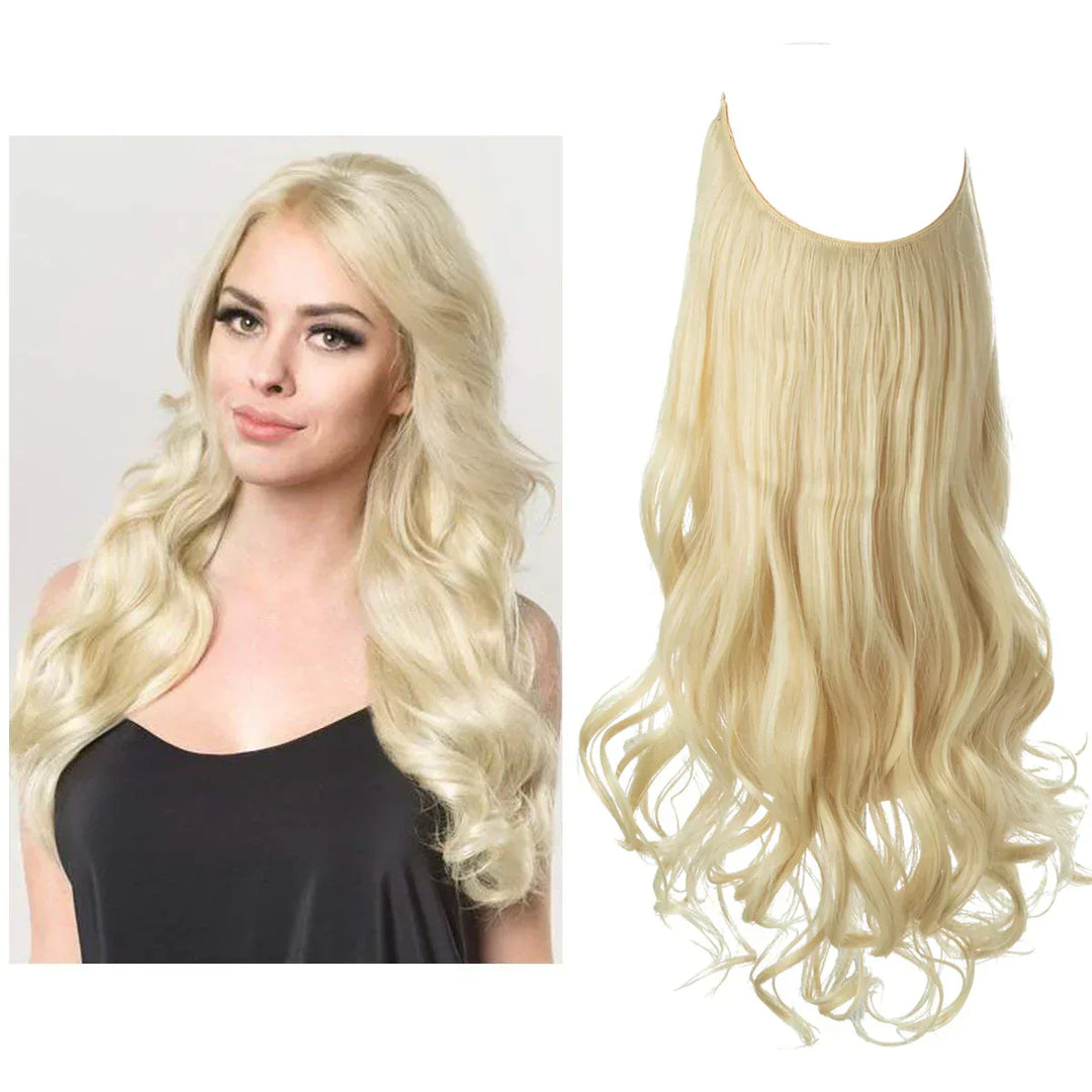 SecretHair | Premium Echthaar-Extensions | 100% REMY-Qualität | Volumen und Länge Ohne Nähte | Natürlicher Glanz | Hitzebeständig und Langlebig