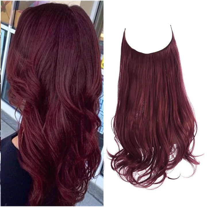 SecretHair | Premium Echthaar-Extensions | 100% REMY-Qualität | Volumen und Länge Ohne Nähte | Natürlicher Glanz | Hitzebeständig und Langlebig
