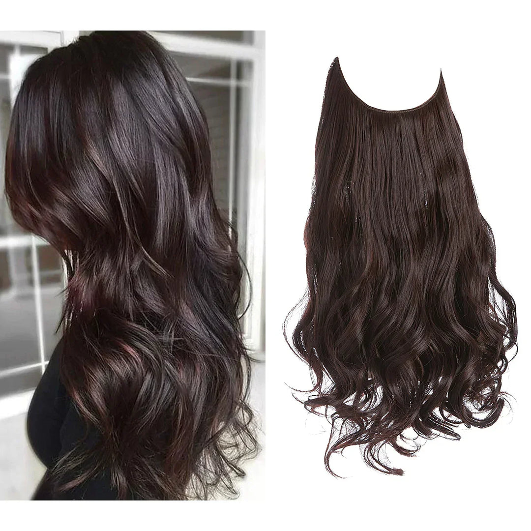 SecretHair | Premium Echthaar-Extensions | 100% REMY-Qualität | Volumen und Länge Ohne Nähte | Natürlicher Glanz | Hitzebeständig und Langlebig