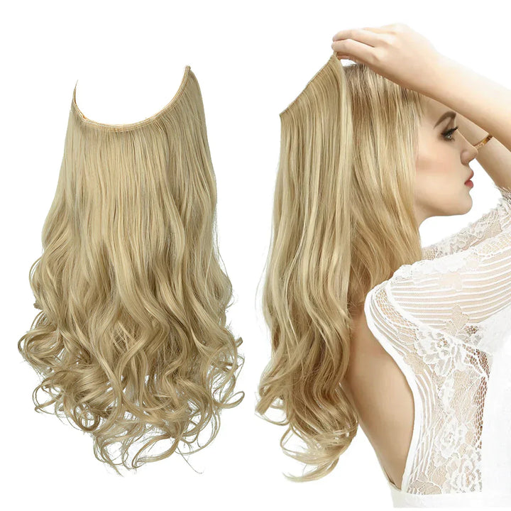 SecretHair | Premium Echthaar-Extensions | 100% REMY-Qualität | Volumen und Länge Ohne Nähte | Natürlicher Glanz | Hitzebeständig und Langlebig
