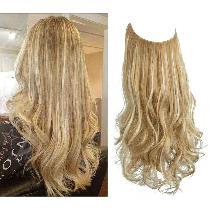 SecretHair | Premium Echthaar-Extensions | 100% REMY-Qualität | Volumen und Länge Ohne Nähte | Natürlicher Glanz | Hitzebeständig und Langlebig