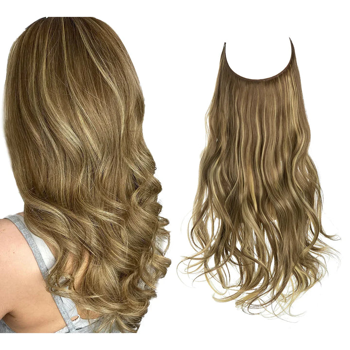SecretHair | Premium Echthaar-Extensions | 100% REMY-Qualität | Volumen und Länge Ohne Nähte | Natürlicher Glanz | Hitzebeständig und Langlebig