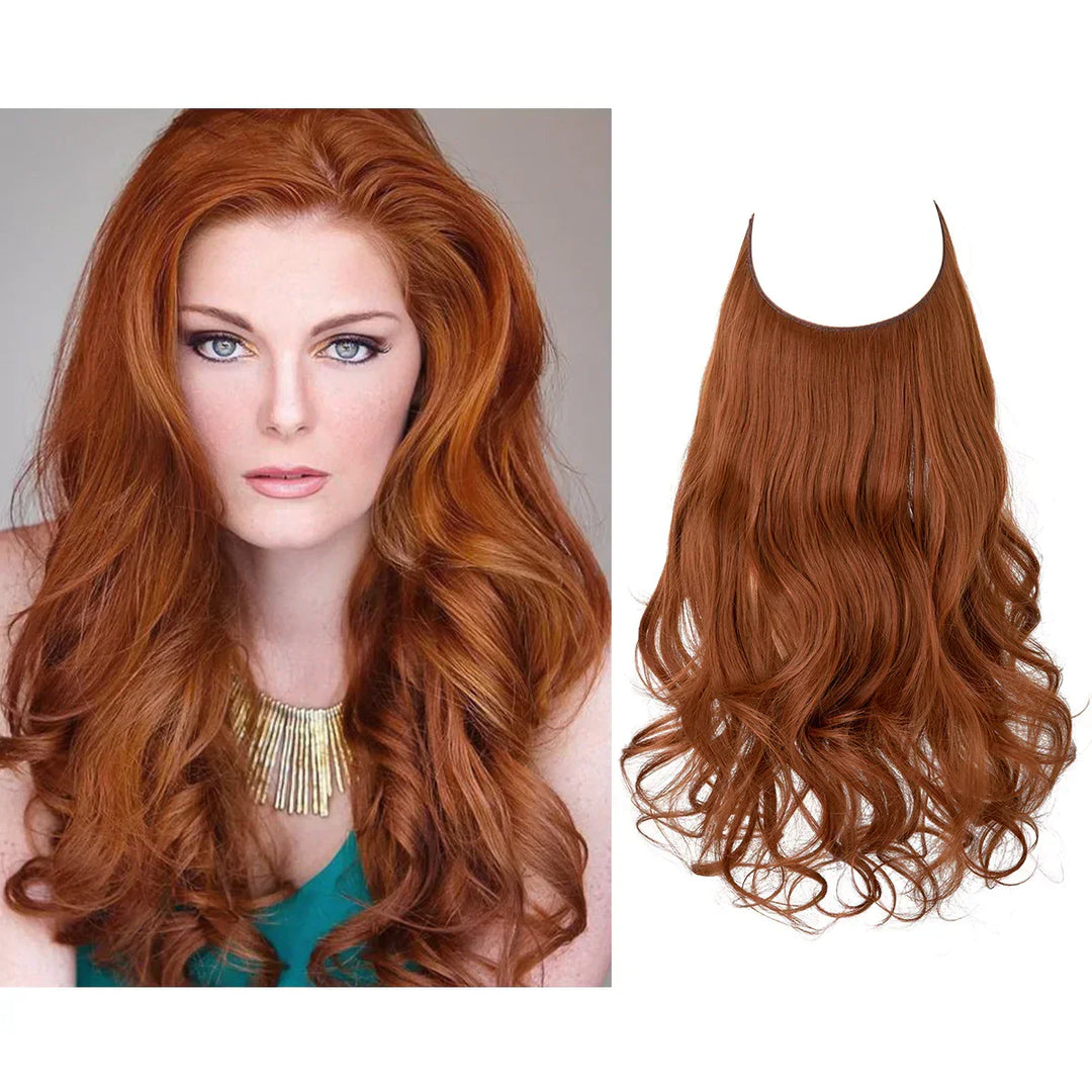 SecretHair | Premium Echthaar-Extensions | 100% REMY-Qualität | Volumen und Länge Ohne Nähte | Natürlicher Glanz | Hitzebeständig und Langlebig