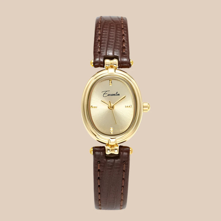 Sienna - Elegante Quarzuhr mit goldenem Armband