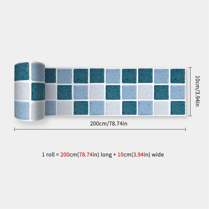 DecoMosaic Wasserdichte Mosaik Wandaufkleber