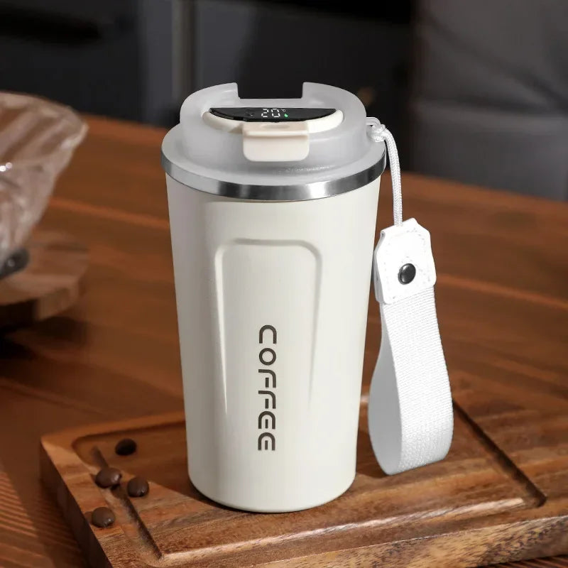 Thermobecher aus Edelstahl mit Smart-Temperaturanzeige – TempMate