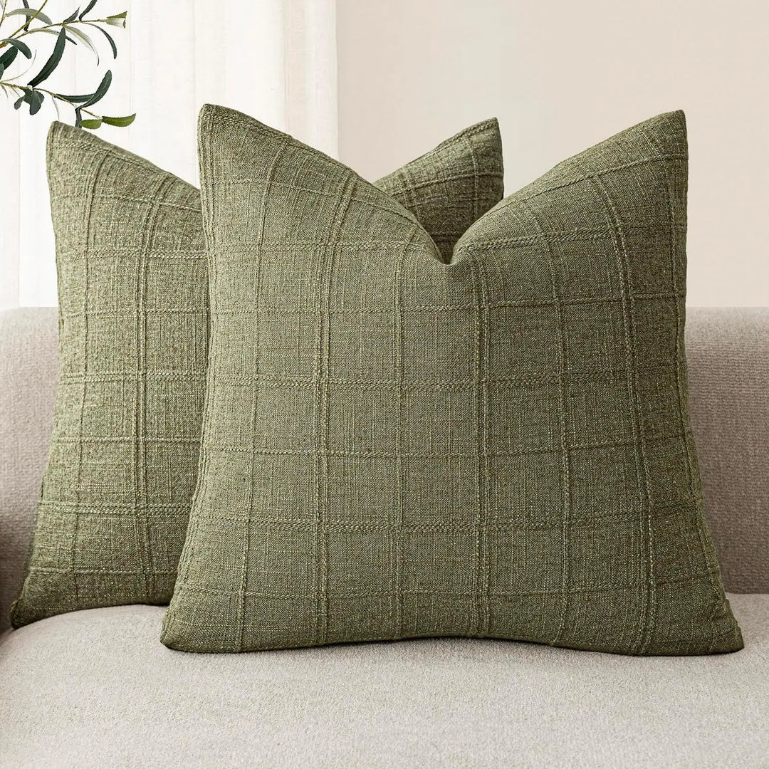 Chenara - Boho-Kissenbezug aus Chenille