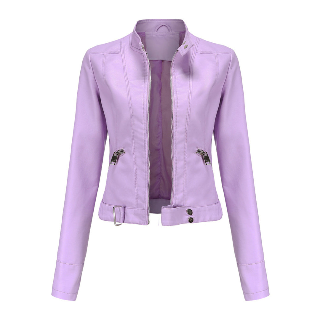 Stilvolle Damen-Lederjacke im klassischen Design - Marlene