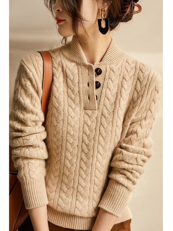 Arden Kaschmir-Cardigan mit Knöpfen