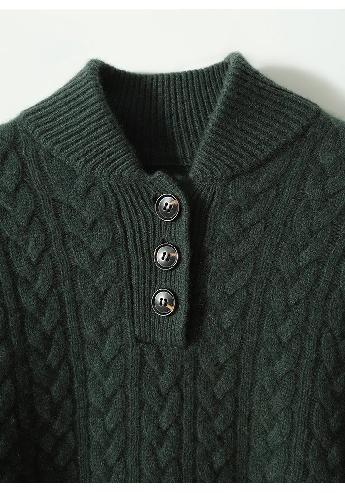 Arden Kaschmir-Cardigan mit Knöpfen