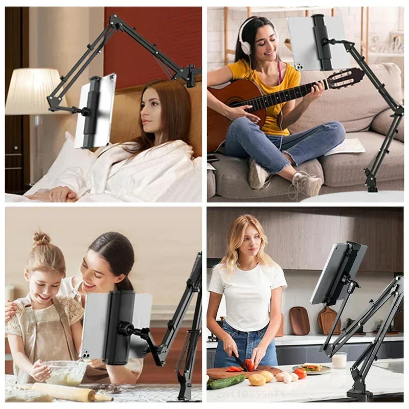 Tablet-Halterung – FlexiMount – 360°-Drehung – Verstellbarer Ständer