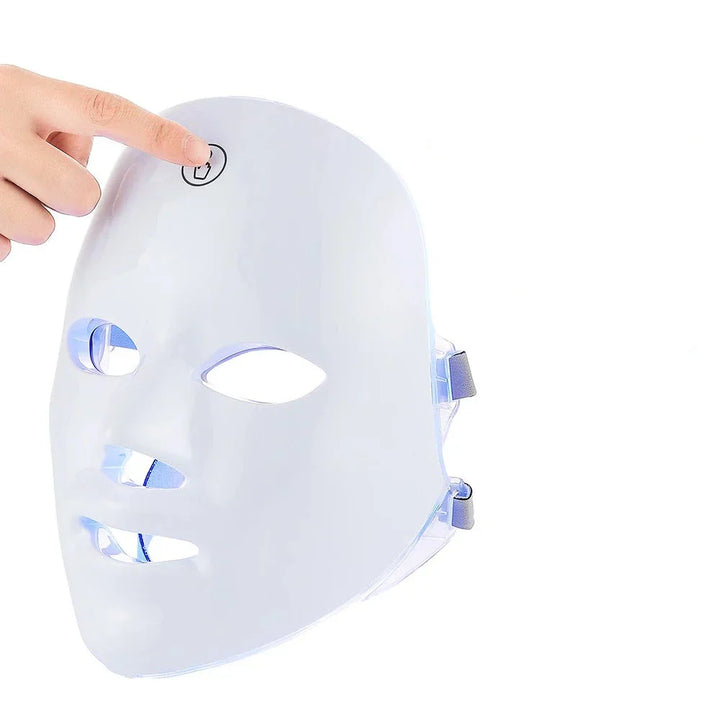 Altersglühen - 7 -Farben -LED -Therapiemaske für Gesichtsaufhebung und Aufhellung