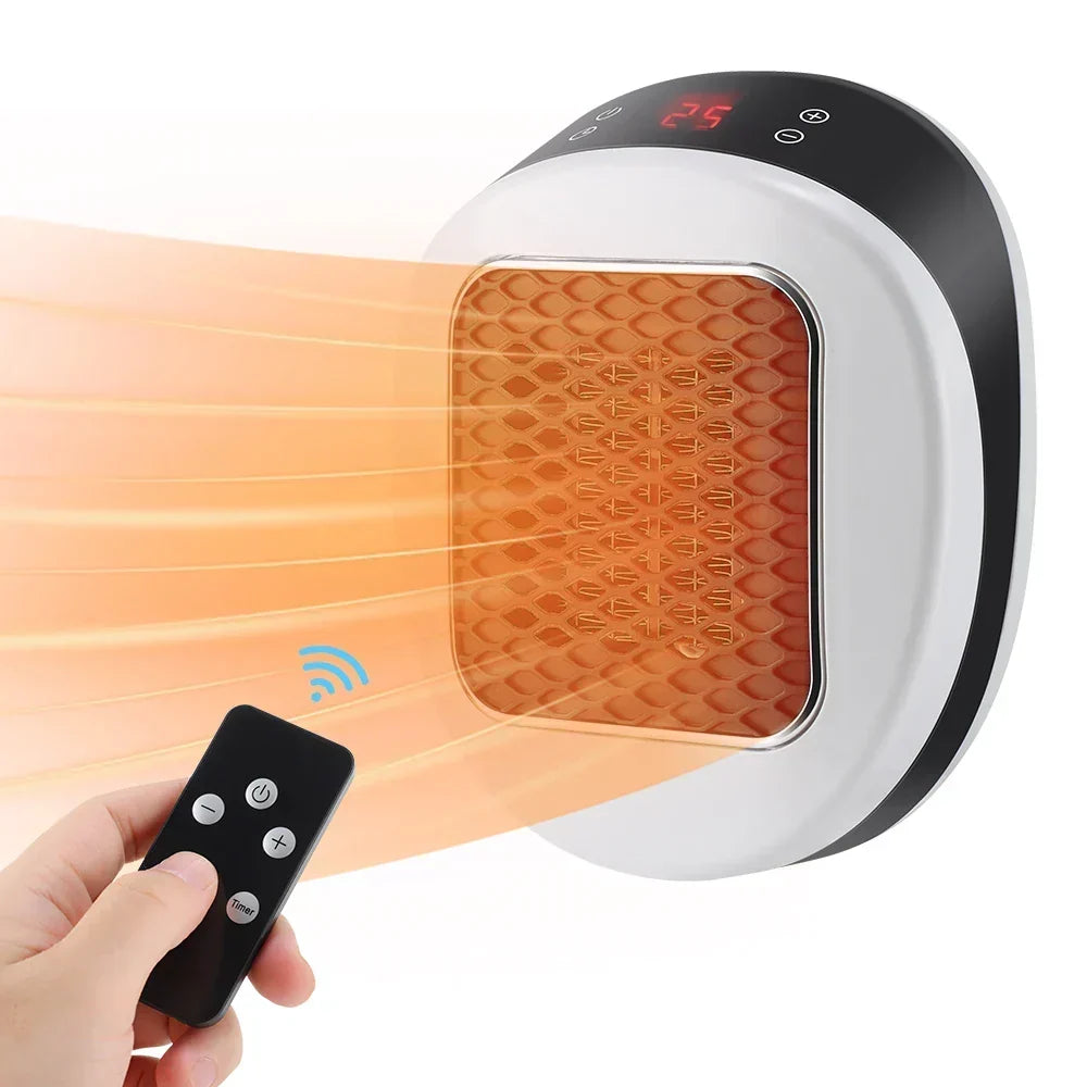 Mini-Wandheizer 600 W mit LCD-Display und Thermostat