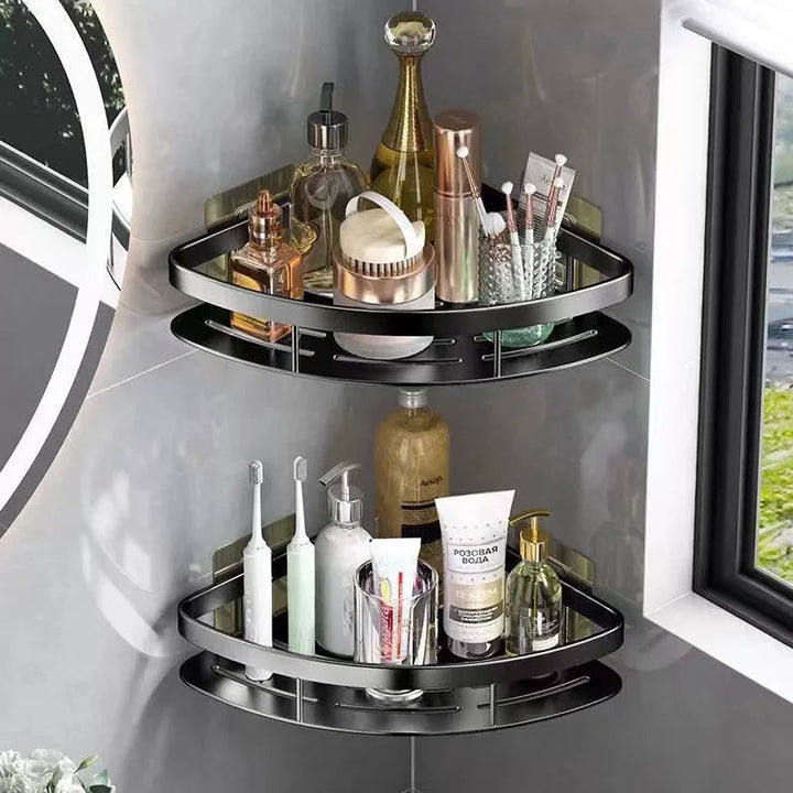 Aluminium-Eckregal für das Badezimmer - Cornerix