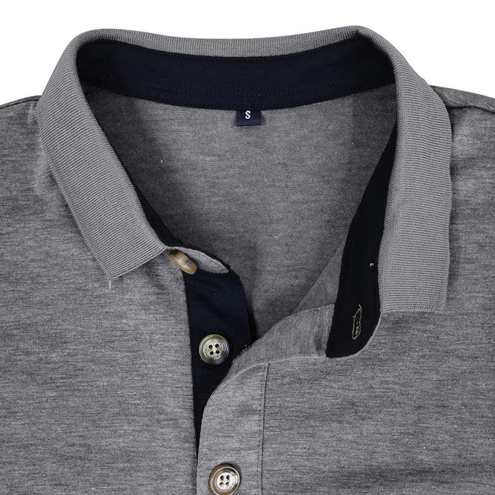 Herren-Poloshirt mit langen Ärmeln – atmungsaktiv & vielseitig – Matteo